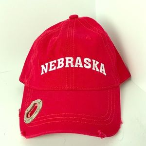 Nebraska hat cap with bottle cap opener